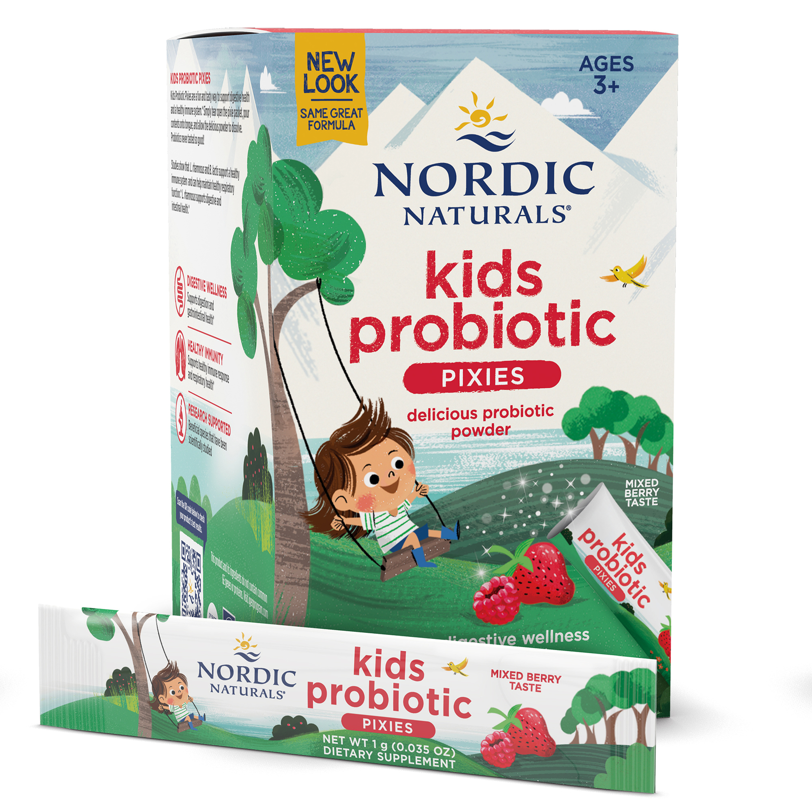 Nordic Naturals Probiotic Pixies – Tasty Dissolvable Probiotic Powder, 30 Count