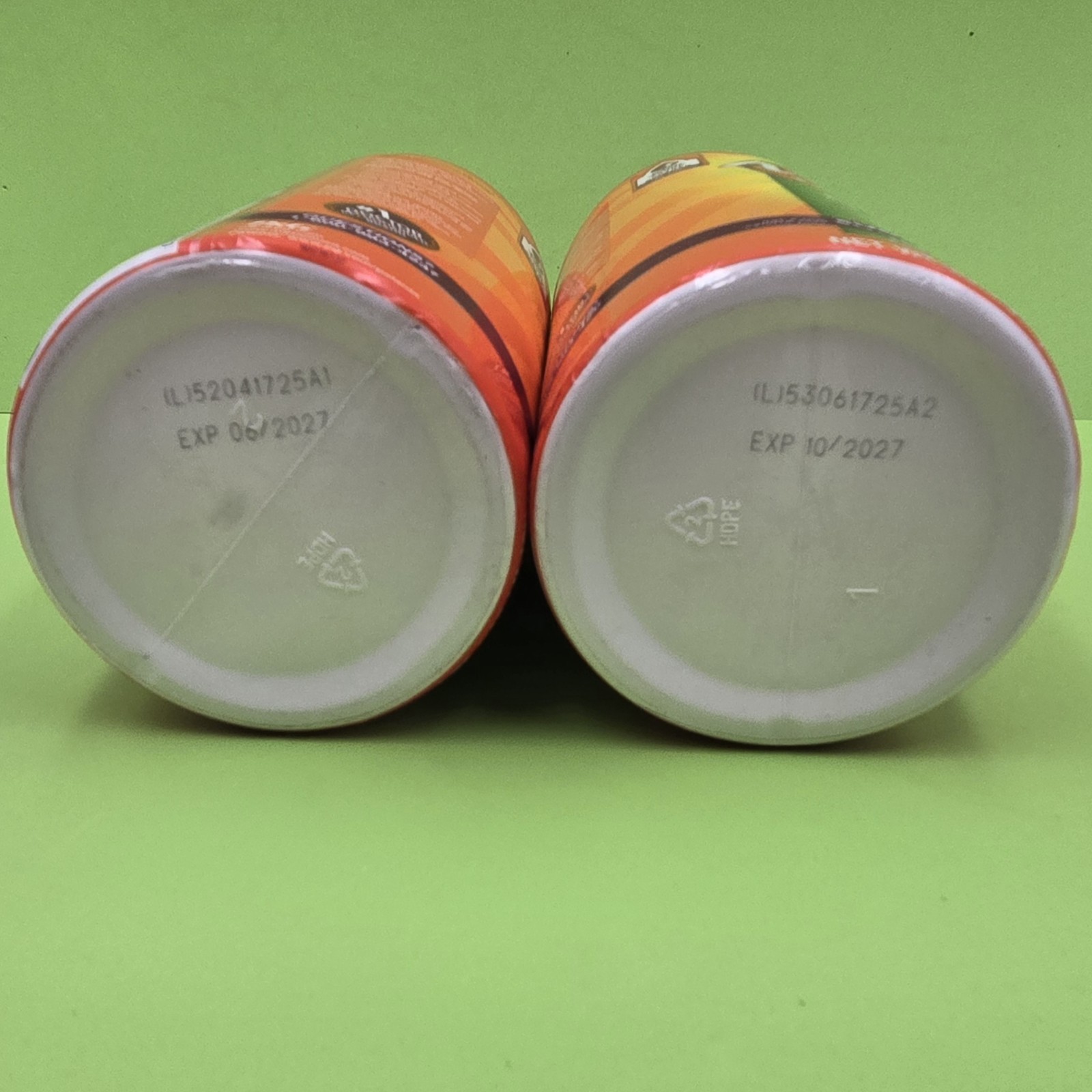 TWO Metamucil Premiun Blend Psyllium Fiber Supplement Orange Sugar-Free 23.5oz