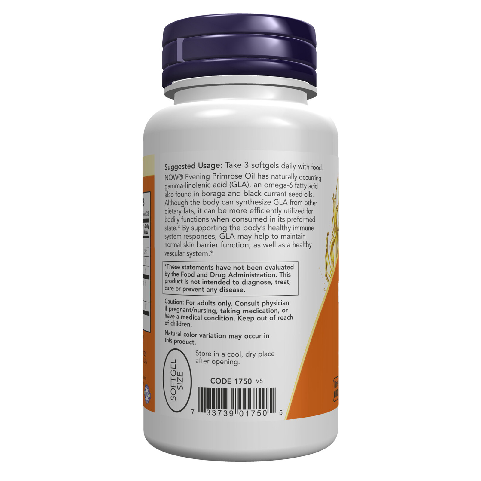 2 x NOW Evening Primrose Oil 500mg 100 SGels Women’s Health