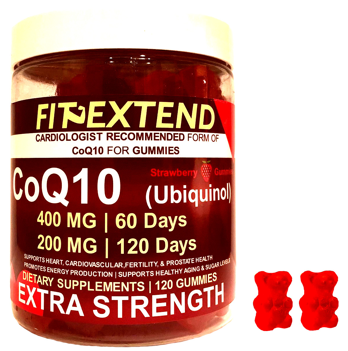 coq10 200mg GUMMY coq10 400mg coq10 ubiquinol Heart Health Coenzyme 120 CT Super