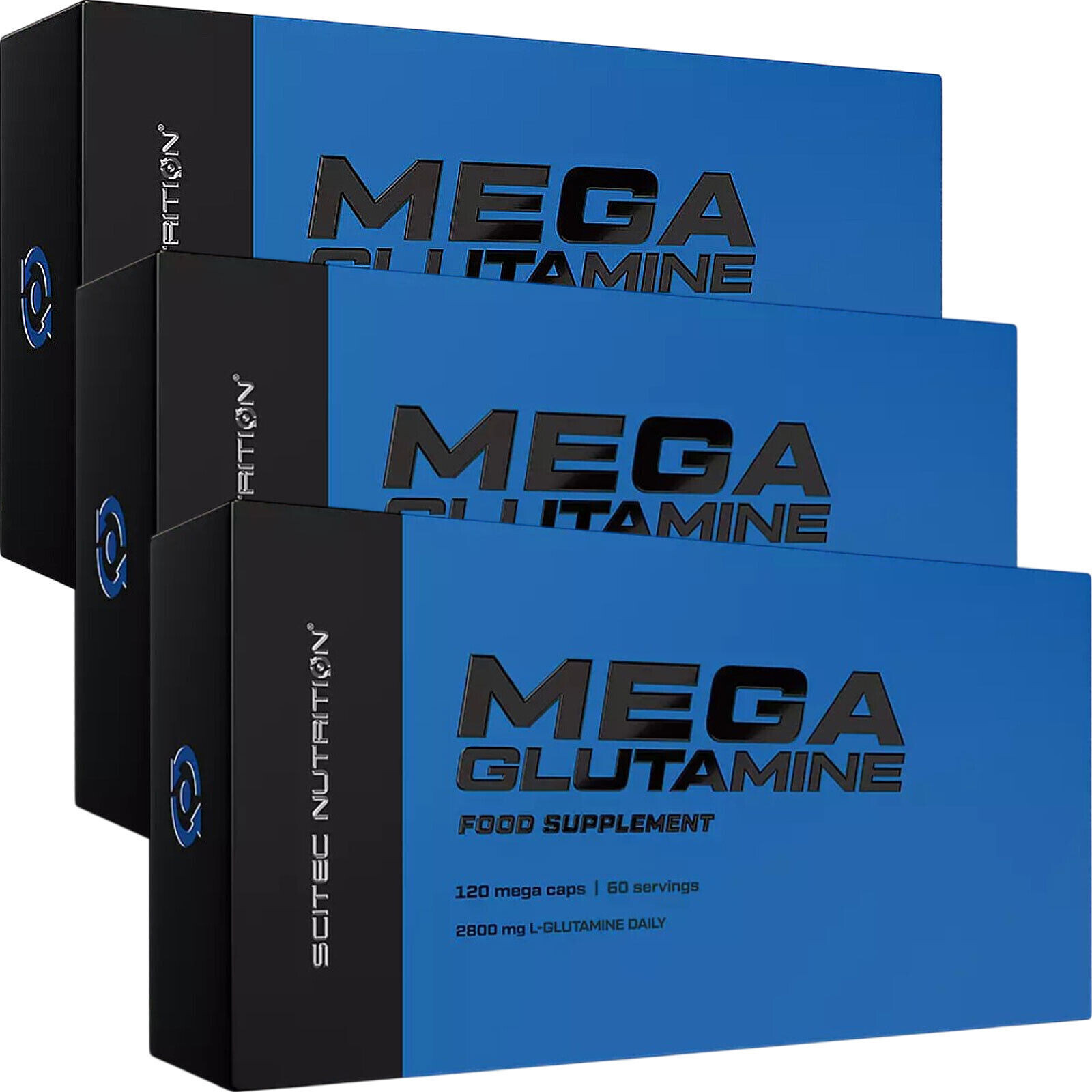 MEGA GLUTAMINE- 120 Capsules -Support the repair of muscle fibers after exercise