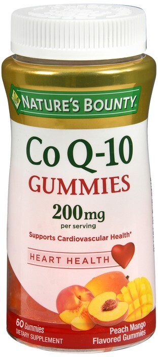 Nature’s Bounty Co Q-10 200 mg Gummies Peach Mango 60 EA