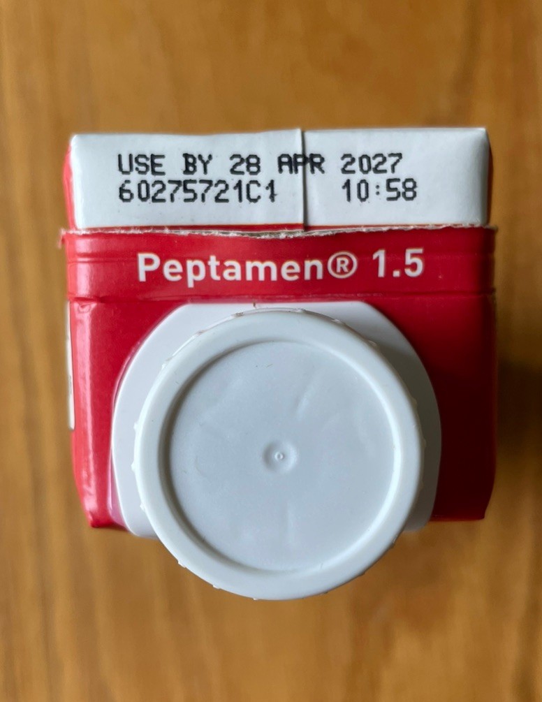 Nestle Peptamen 1.5 Tube/Mouth Feeding Supplement 20 Units in Lot-EXP APR 2027