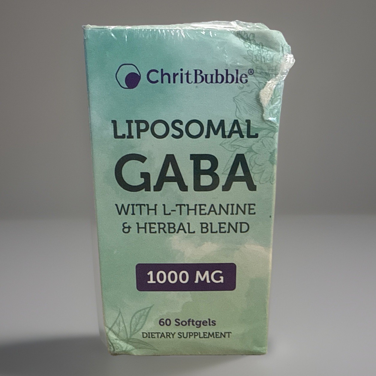 ChriBubble Liposomal GABA With L-Theanine Dietary Supplement – 60 Softgels