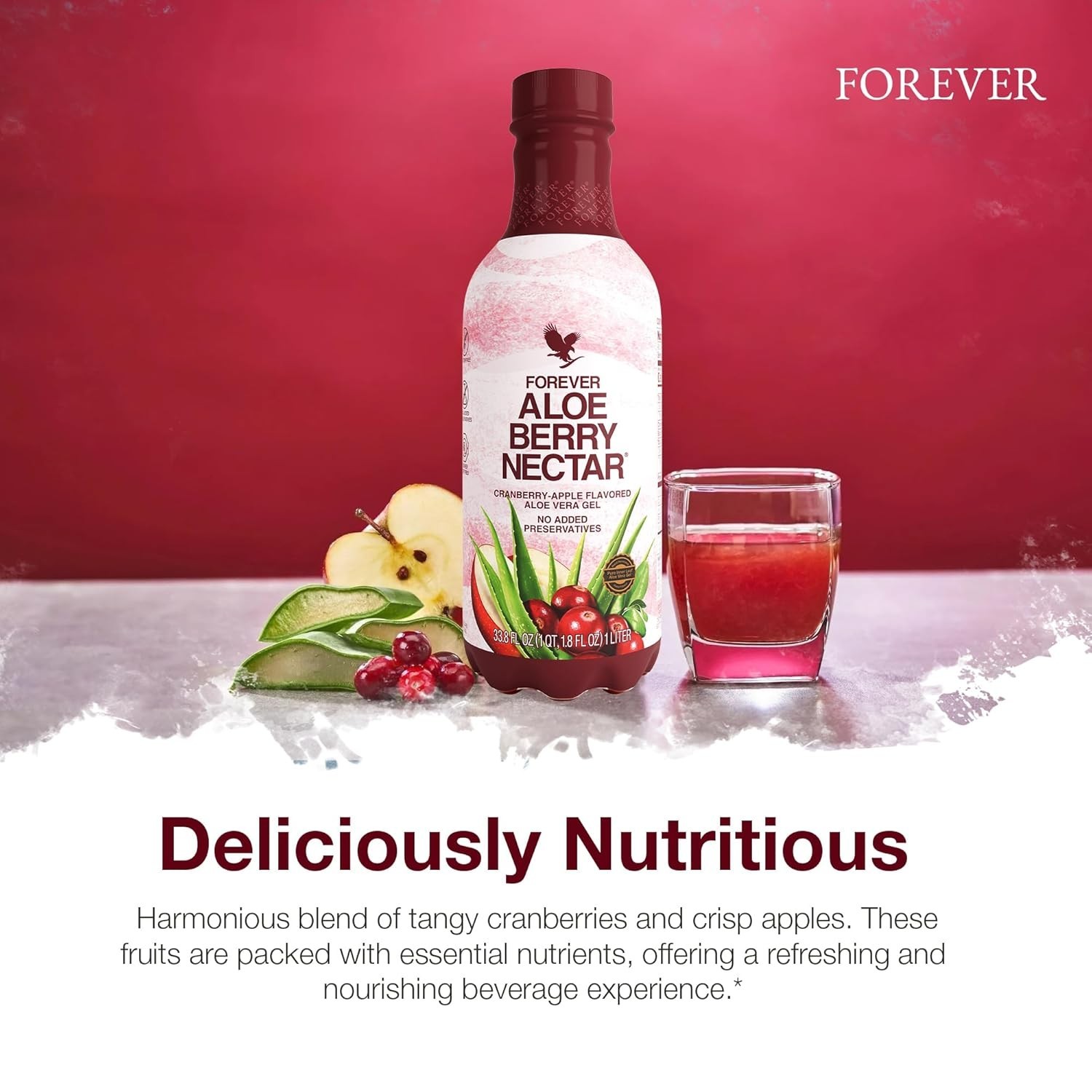 2x Forever Living Berry Nectar 33.8 fl oz Aloe Vera Gel – **Free Shipping**
