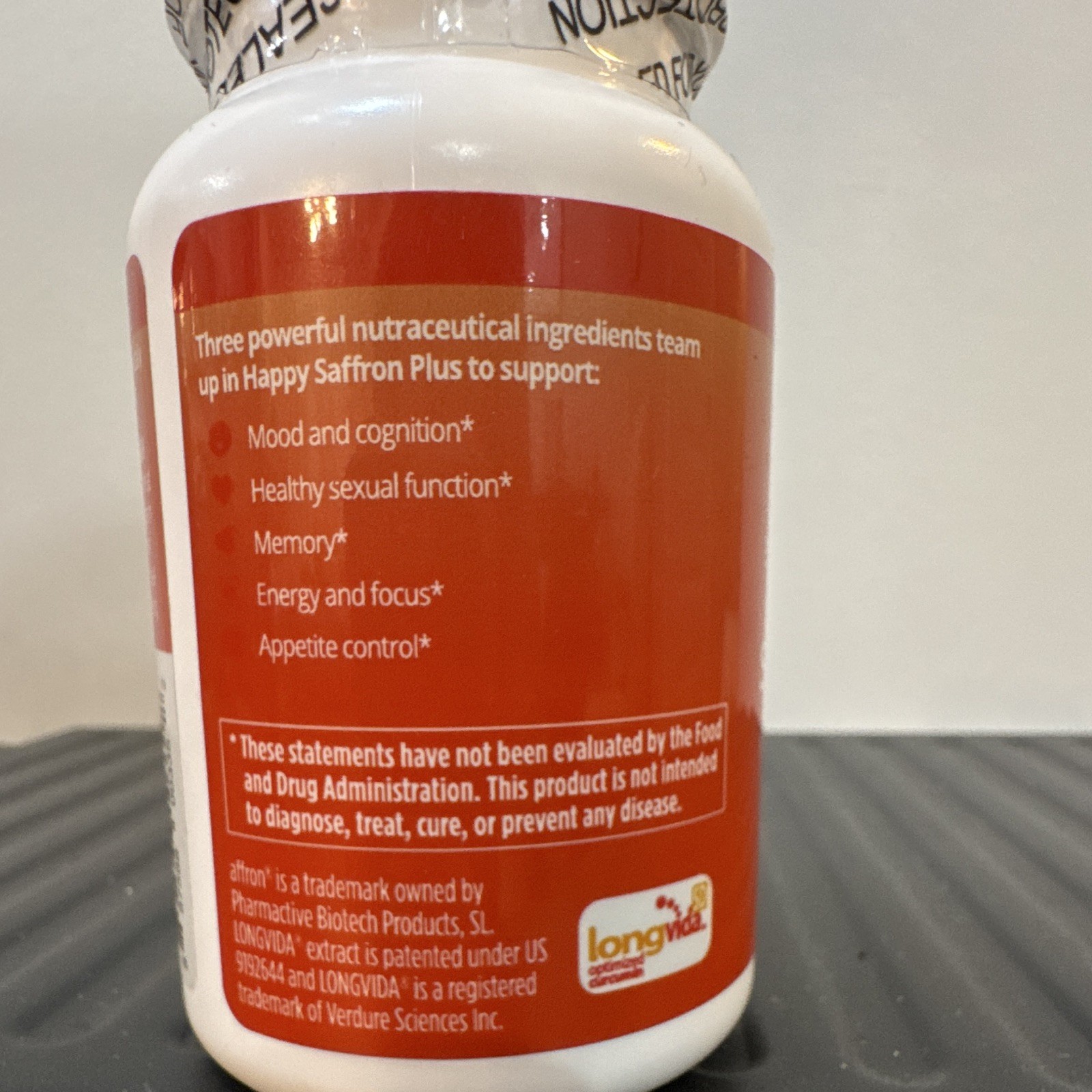 BrainMD Happy Saffron Plus Mood & Memory Support Vegan Capsules 90 Exp 02/2027