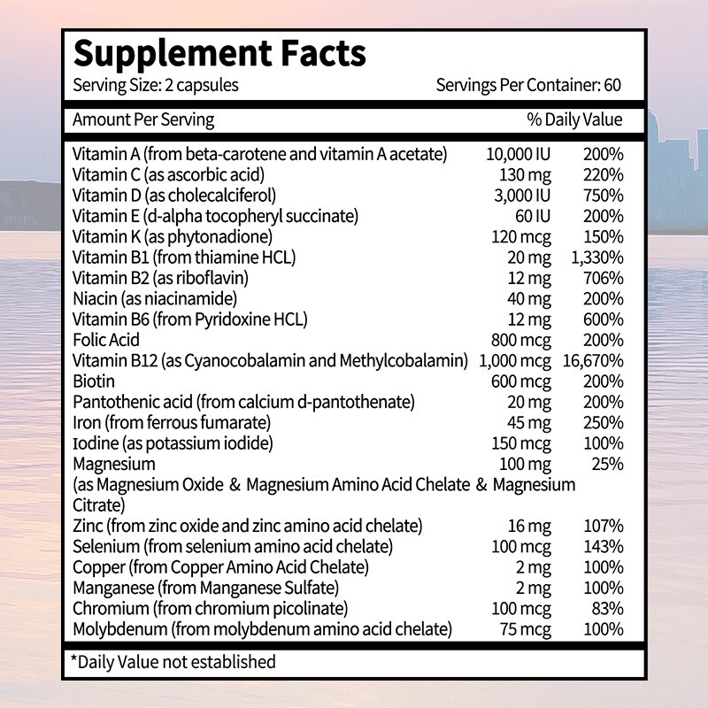 Bariatric Multivitamin | 45mg | FAT BURNER Weight Loss Capsules