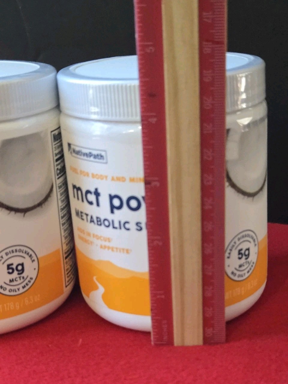 NativePath MCT Powder Metabolic Support 25 Servings 6.3 oz Lot of 2 Exp 08/2026