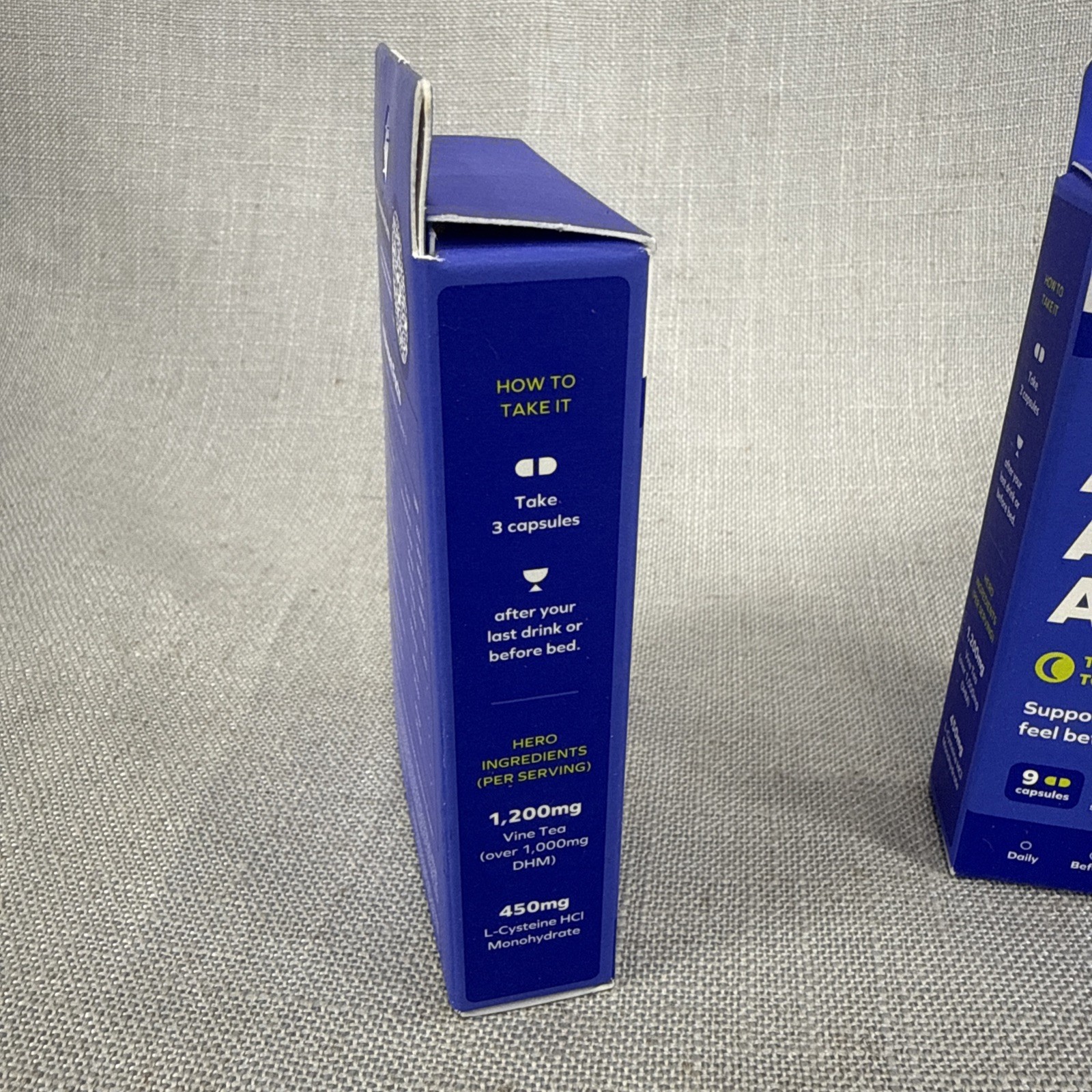 2x Cheer After Alcohol Aid Capsules Each Box Contains 9 Capsules Expires 2027