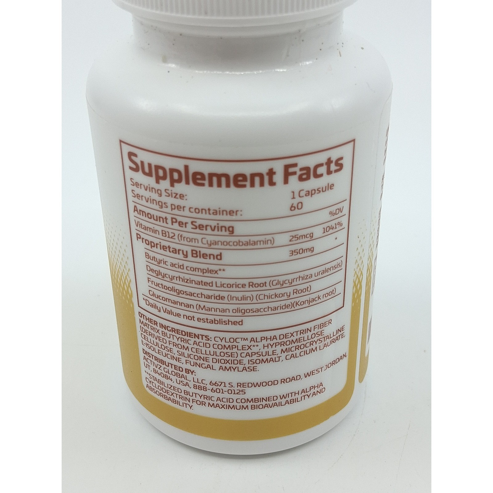ActivZ LinQ Strengthens the Gut-Brain Connection 60 capsules Sealed EXP 11/2028