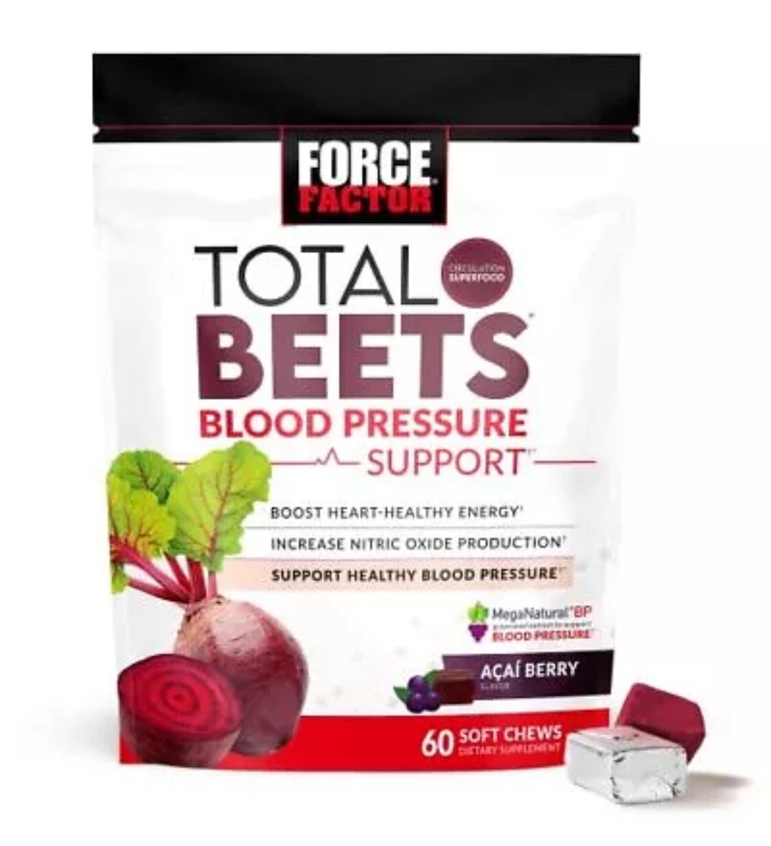 Total Beets Blood Pressure Support Supplement, Beets Supplements with Beet