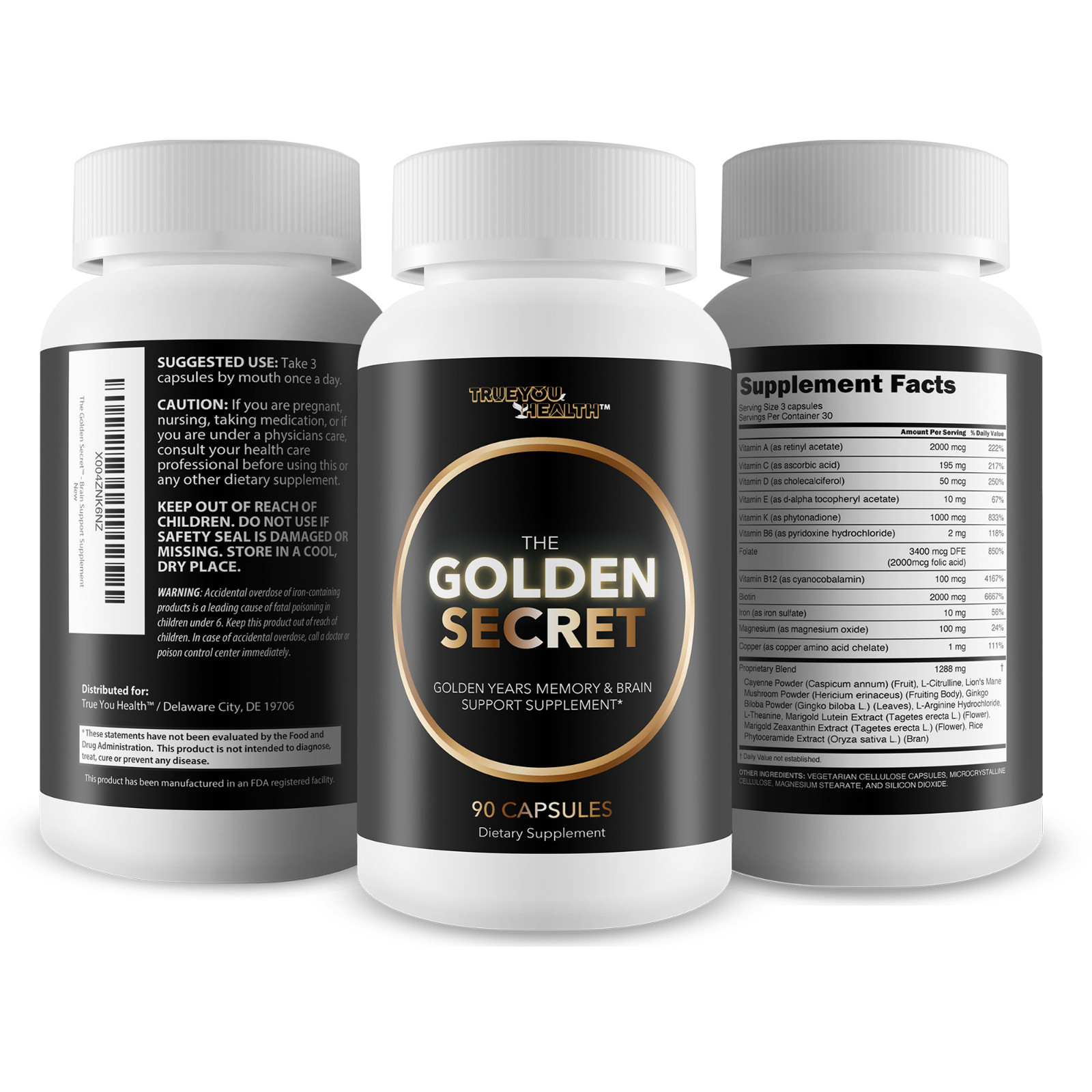 The Golden Secret – Memory Support – Golden Years Memory & Brain Support