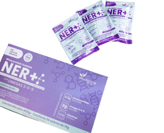 NER+ Protein: Whey Protein Supplement, 30 Sachets – Vanilla, Mentoring Medic