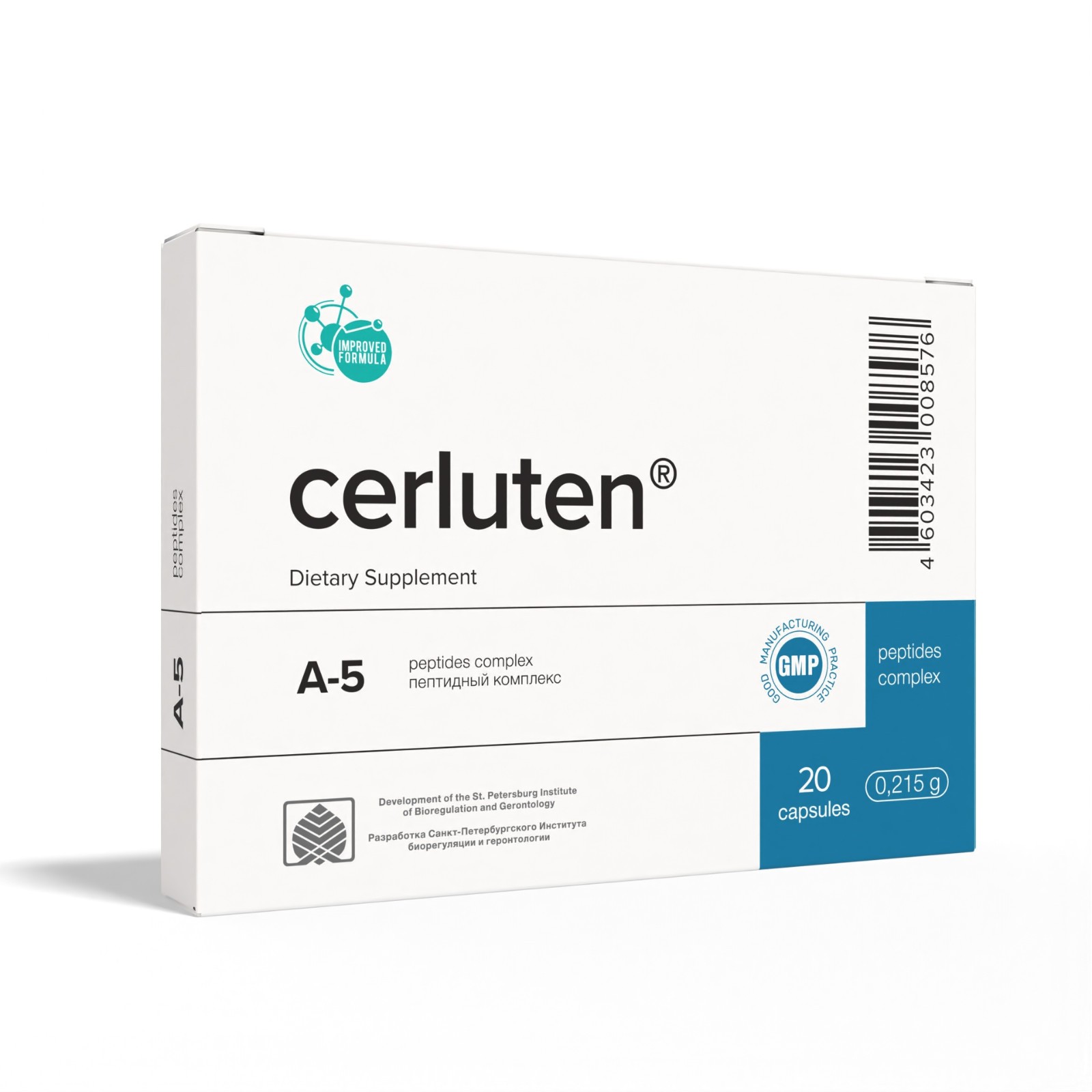 Peptide Bioregulators 20 capsules – 21 Variations Ventfort Cerluten Endoluten