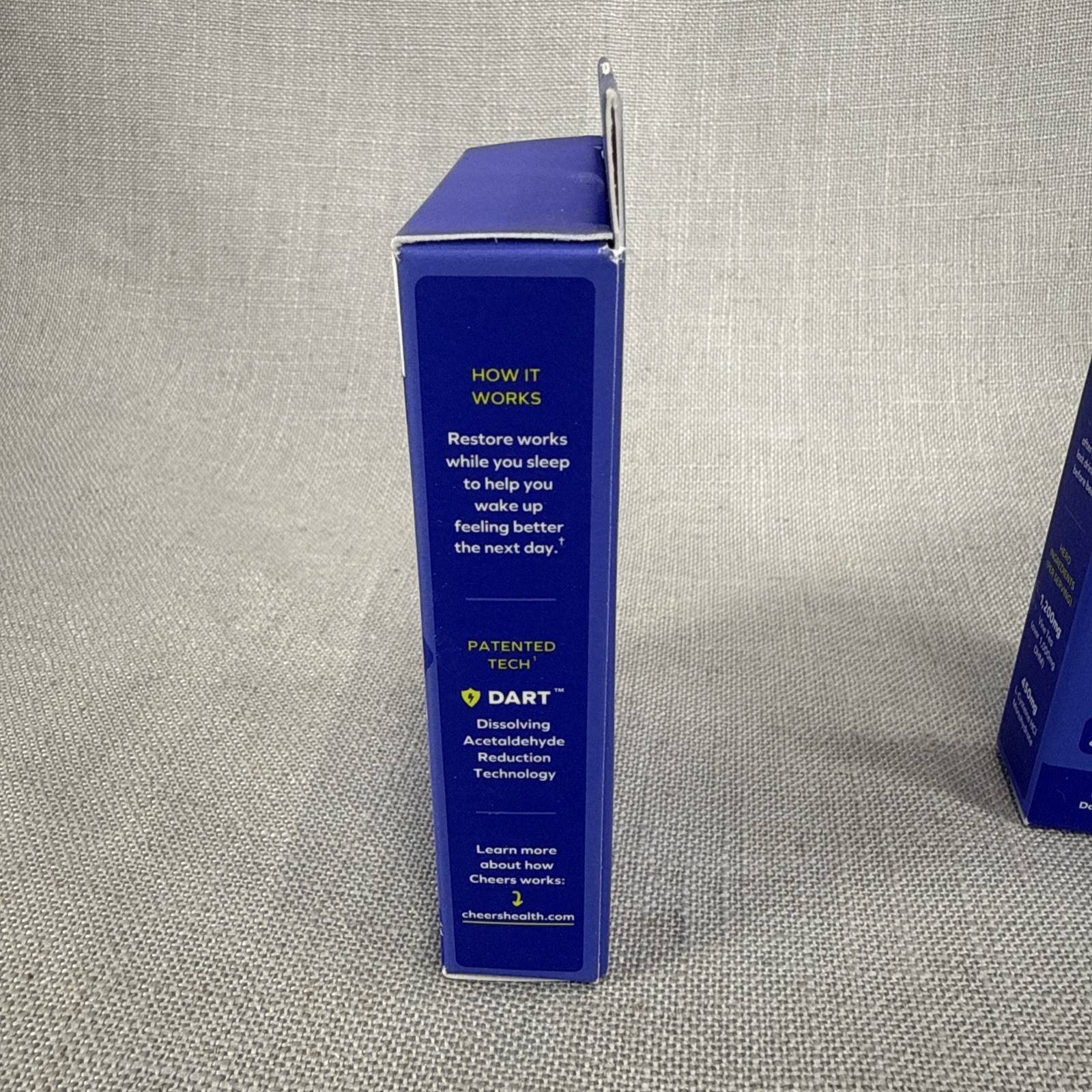 2x Cheer After Alcohol Aid Capsules Each Box Contains 9 Capsules Expires 2027