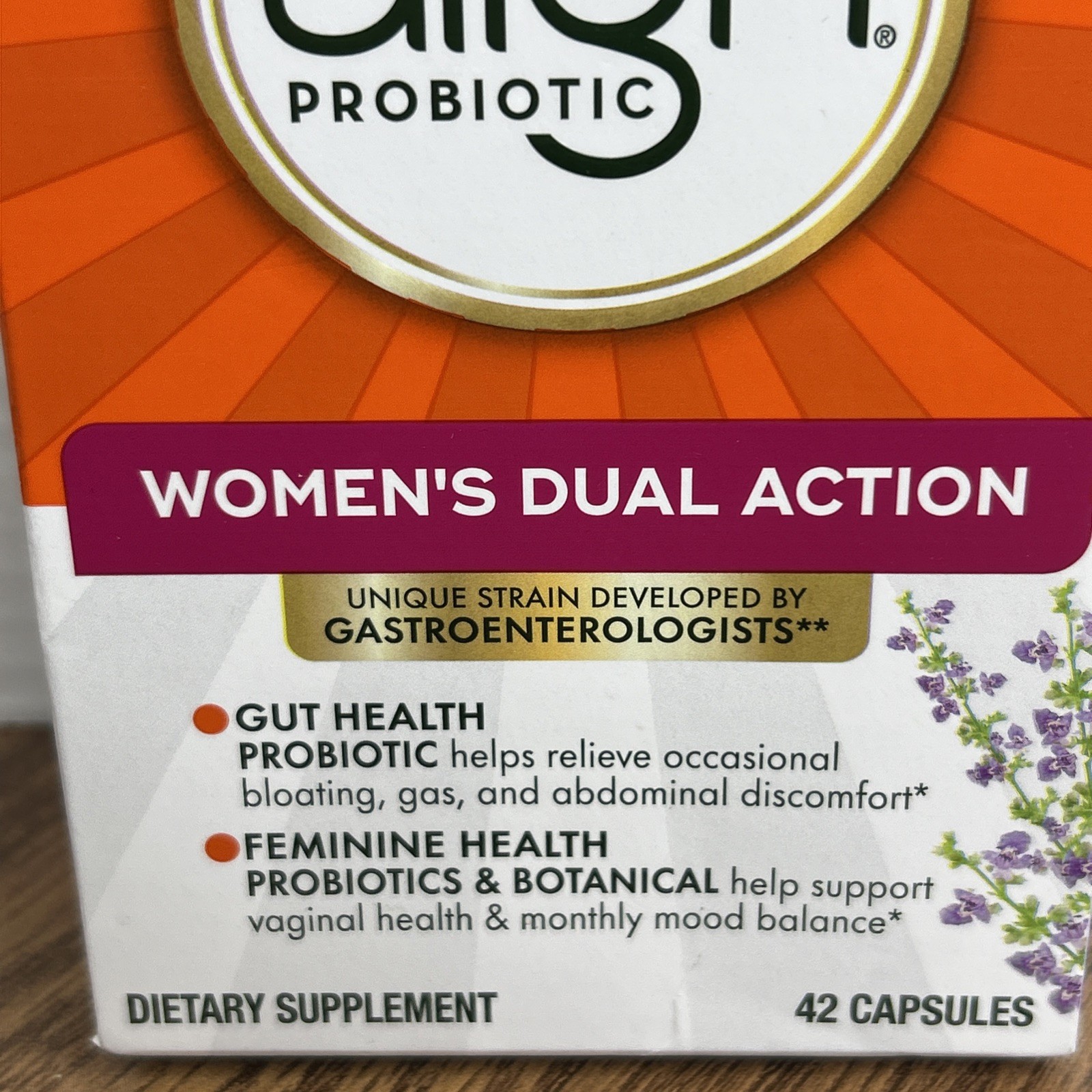 Align Probiotic Women’s Dual Action Supplement 42 Capsules – Exp 07/2026