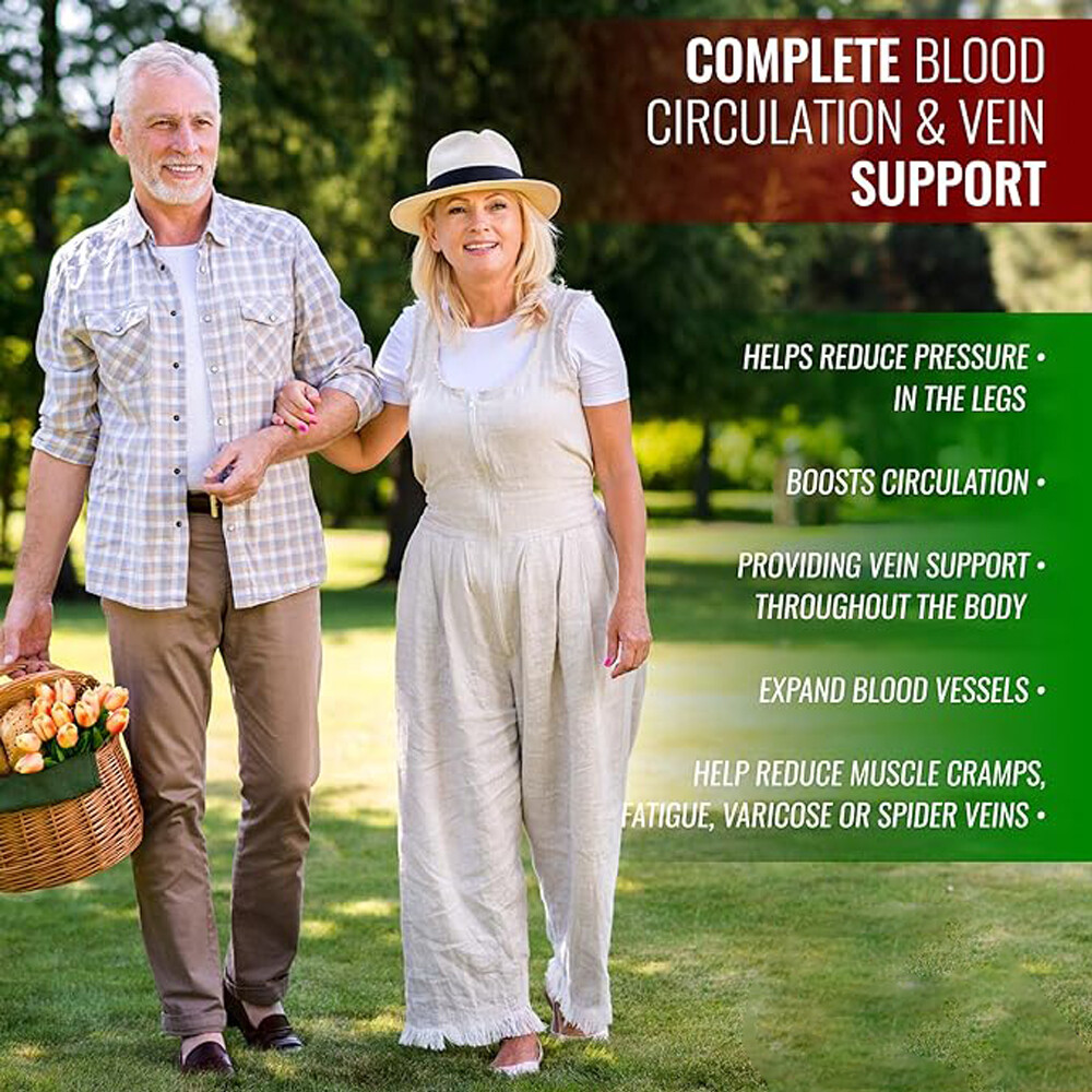 Nerve Savior Health Supplement Nerve Formula 60 Caps Blood Flow & Circulationt