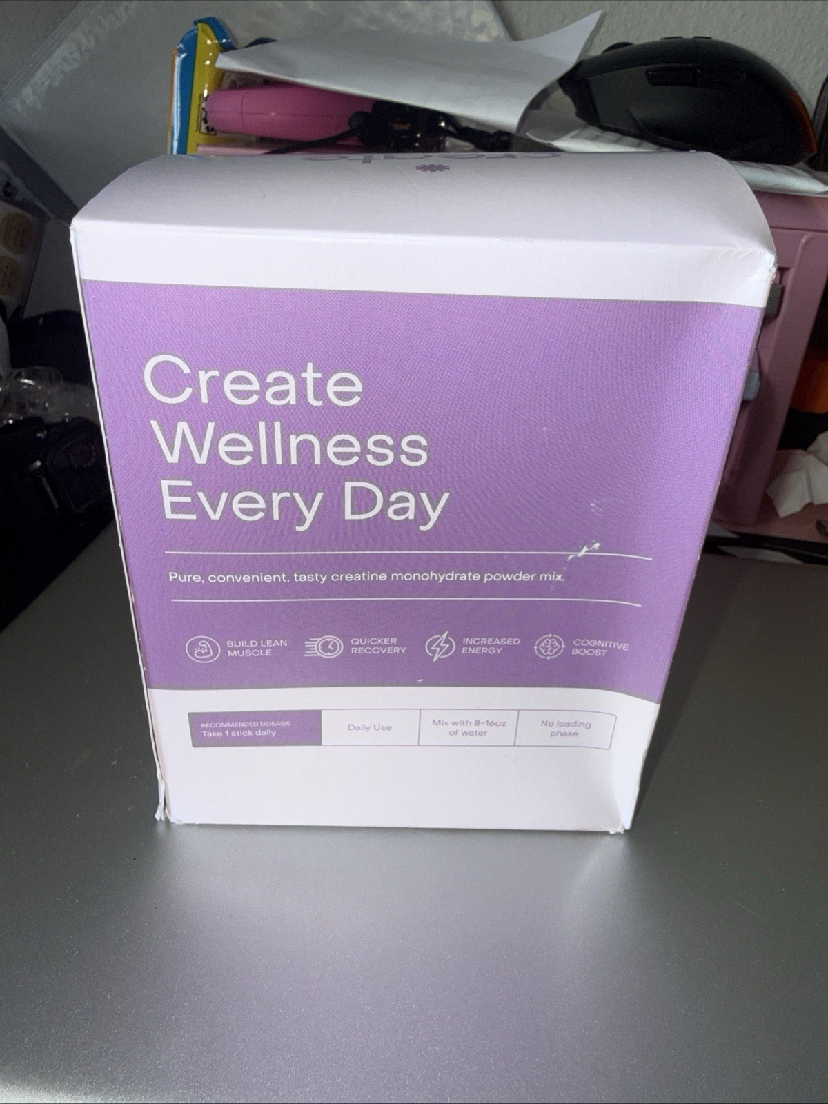 Create Wellness Creatine Monohydrate Mixed Berry 30 Packs Non-GMO Gluten-Free!!