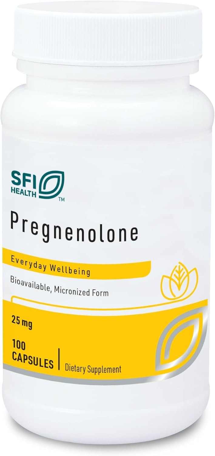 Klaire Labs Pregnenolone (100 Capsules) – Expiration date: 11/2025