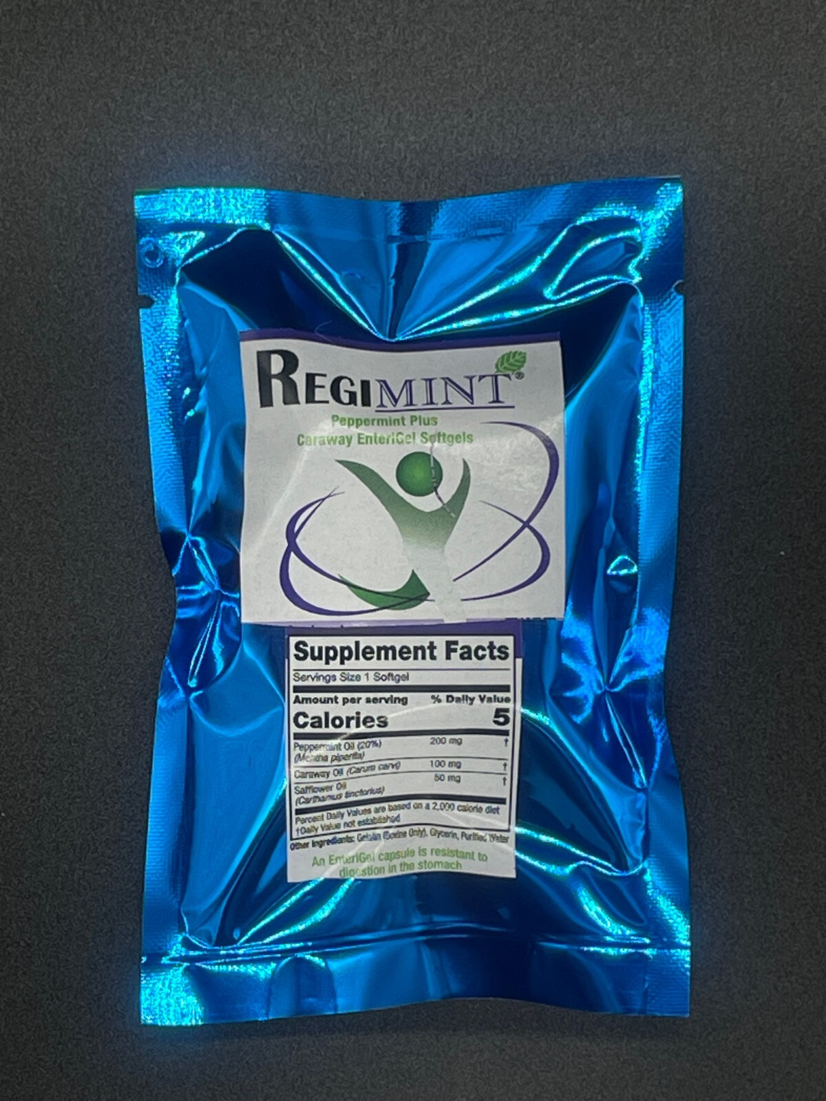 Regimint: Peppermint Oil Plus Caraway Mini Pack: 12 Softgels (300mg) For IBS