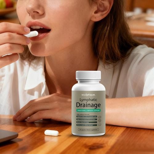 Sculptique Lymphatic Drainage Capsules- Supports Cellulite Reduction, 60 Capsule