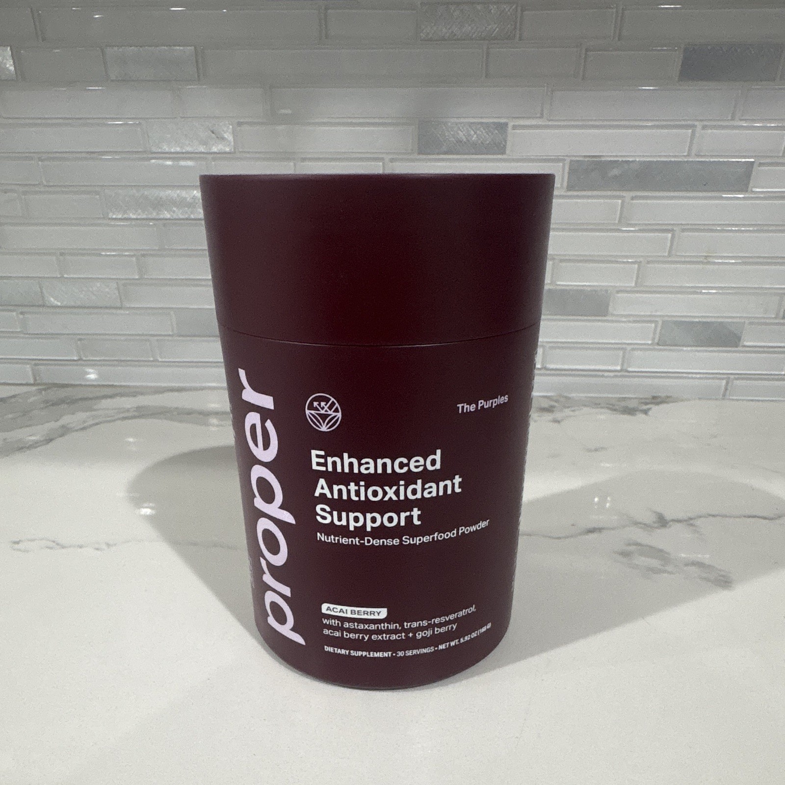 proper The Purples Superfood Powder, Antioxidant Support, Acai Berry, GF DF