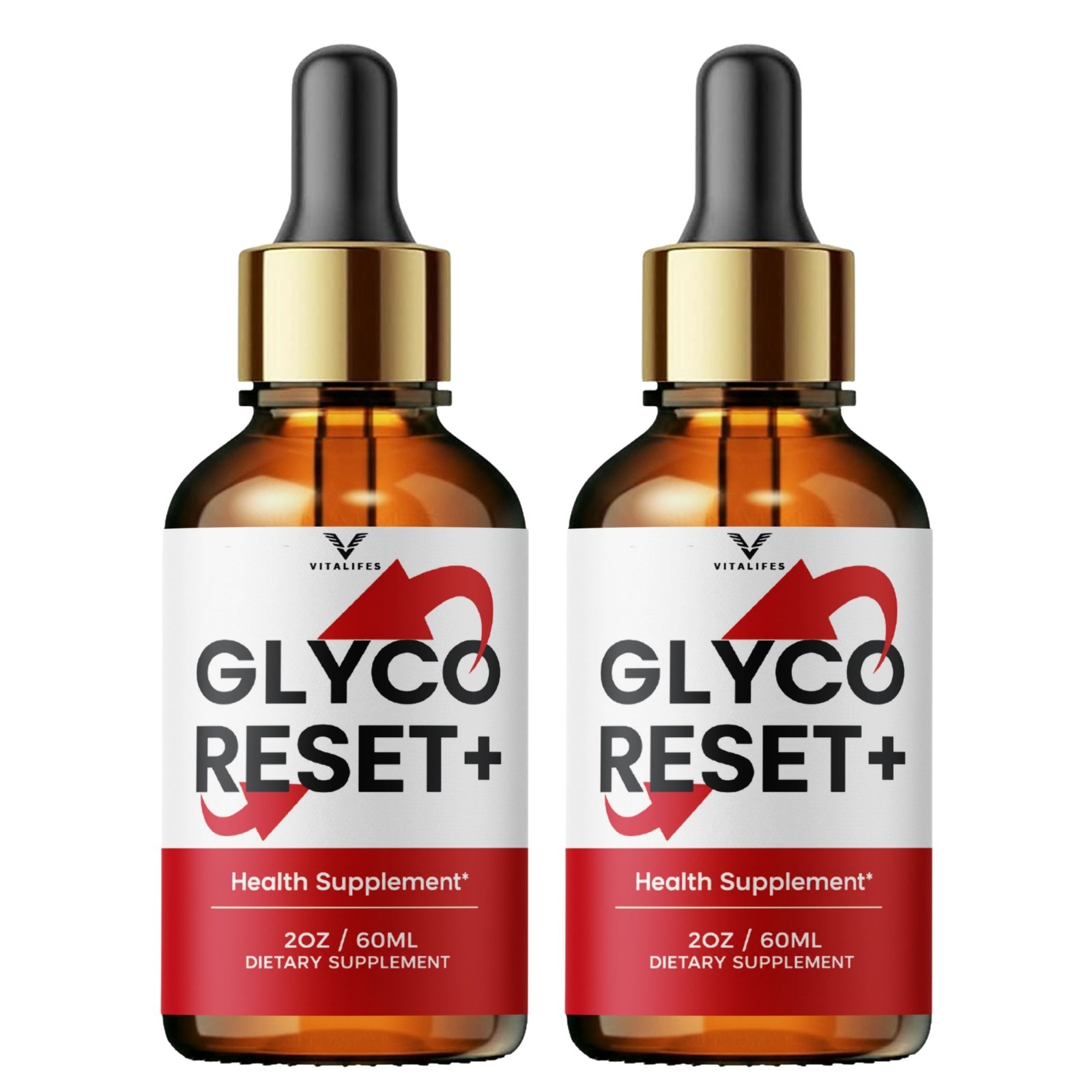 (2 Pack) Glyco Reset Drop Advanced Blood Support Supplement GlycoReset 30 Servs