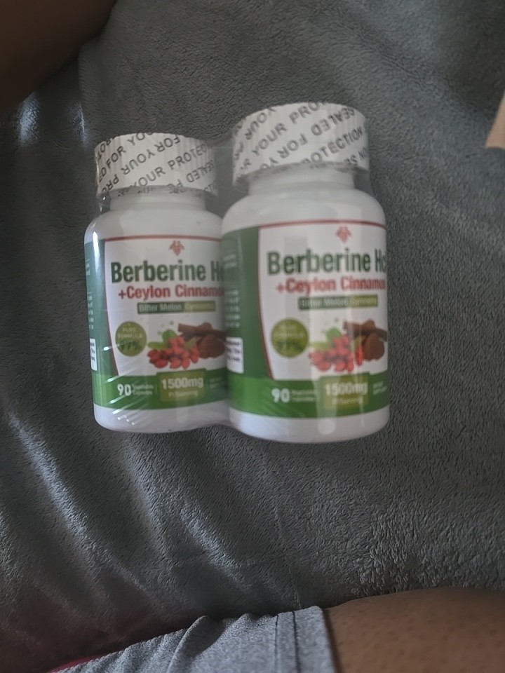 Berberine Hcl +ceylon Cinnamon Bitter Melón Gymnema 1500 Mg 90 Capsules PacK 2