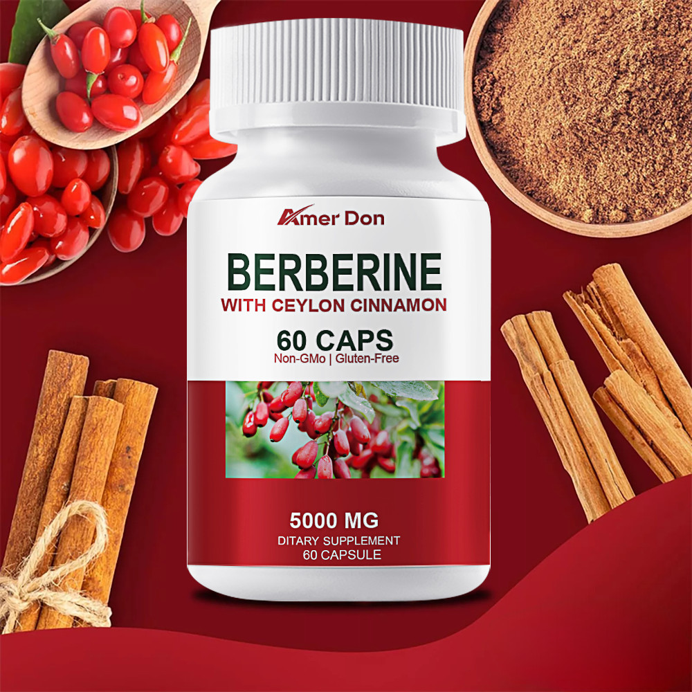 5000MG Berberine-with Ceylon Cinnamon-Healthy Cholesterol,Heart Health&Immune