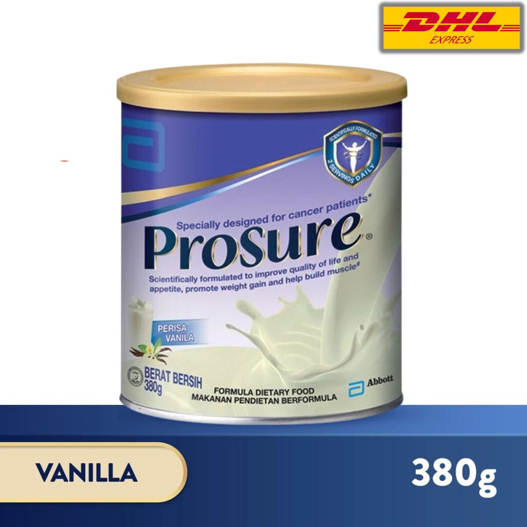4 X Abbott Pro sure Milk (High Protein, Prebiotic & EPA) 380g FAST SHIPPING DHL