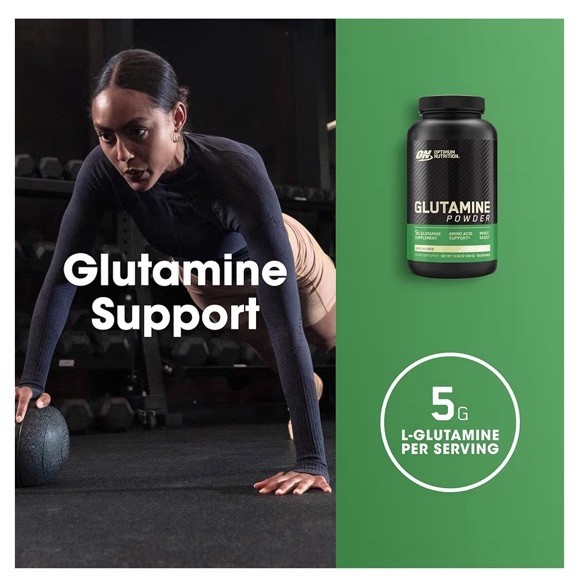 Optimum Nutrition Glutamine Powder Unflavored 10.58 oz (300 g)