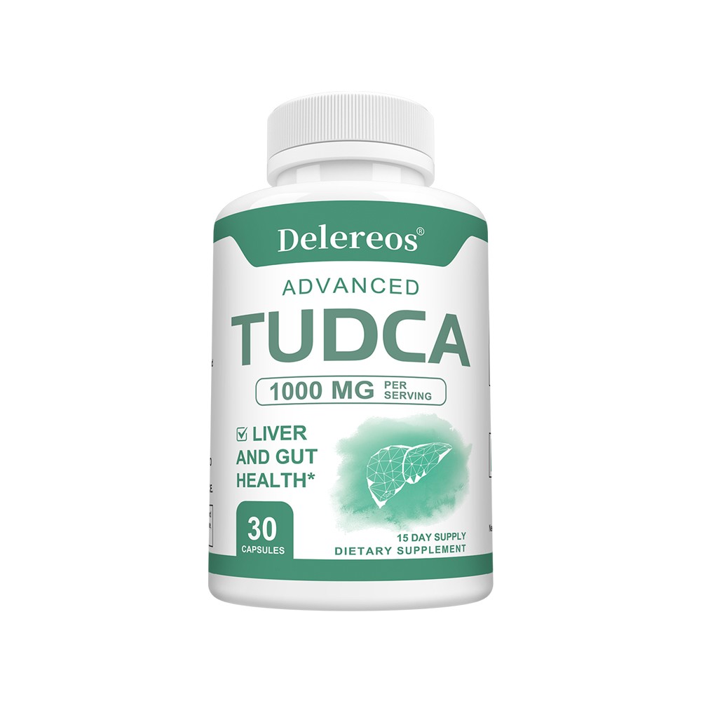 TUDCA 1000mg-Supports Liver Health, Gut Function&Daily Wellness 30/60/120Caps