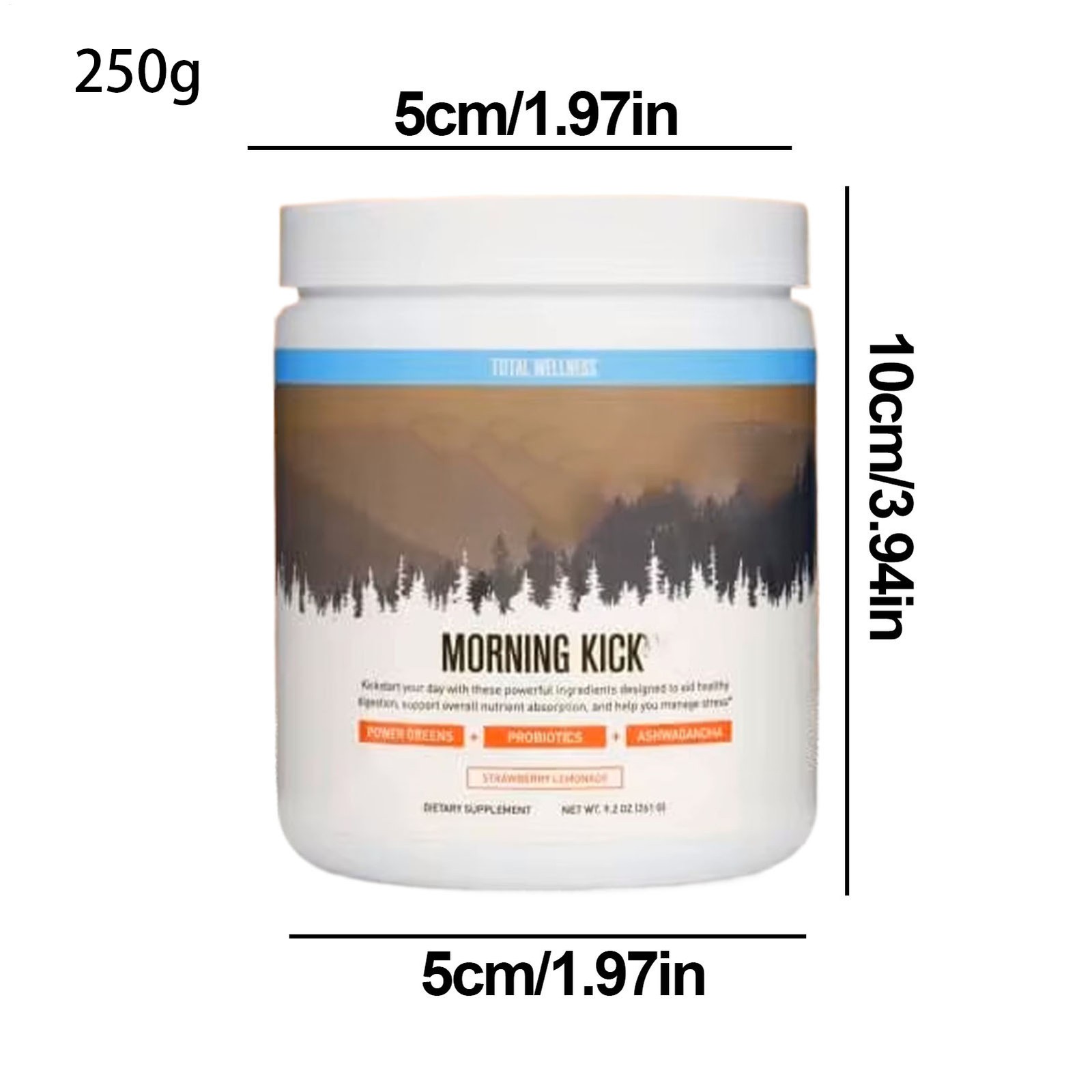 By Norris Chuck Morning Kick, Greens Superfood Powder Supplement With Ashwaganda