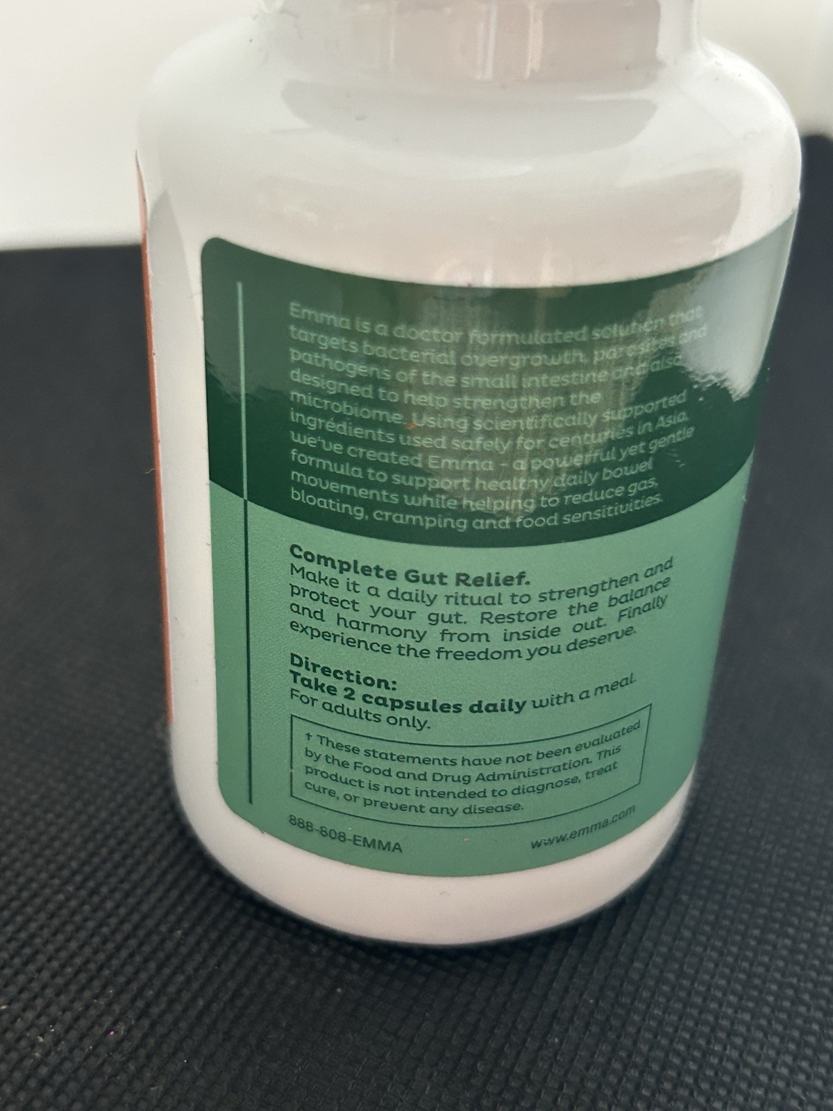 Emma Relief Supplement, konscious, Keto Gut, CONSTIPATION, Bloating~60 Caps
