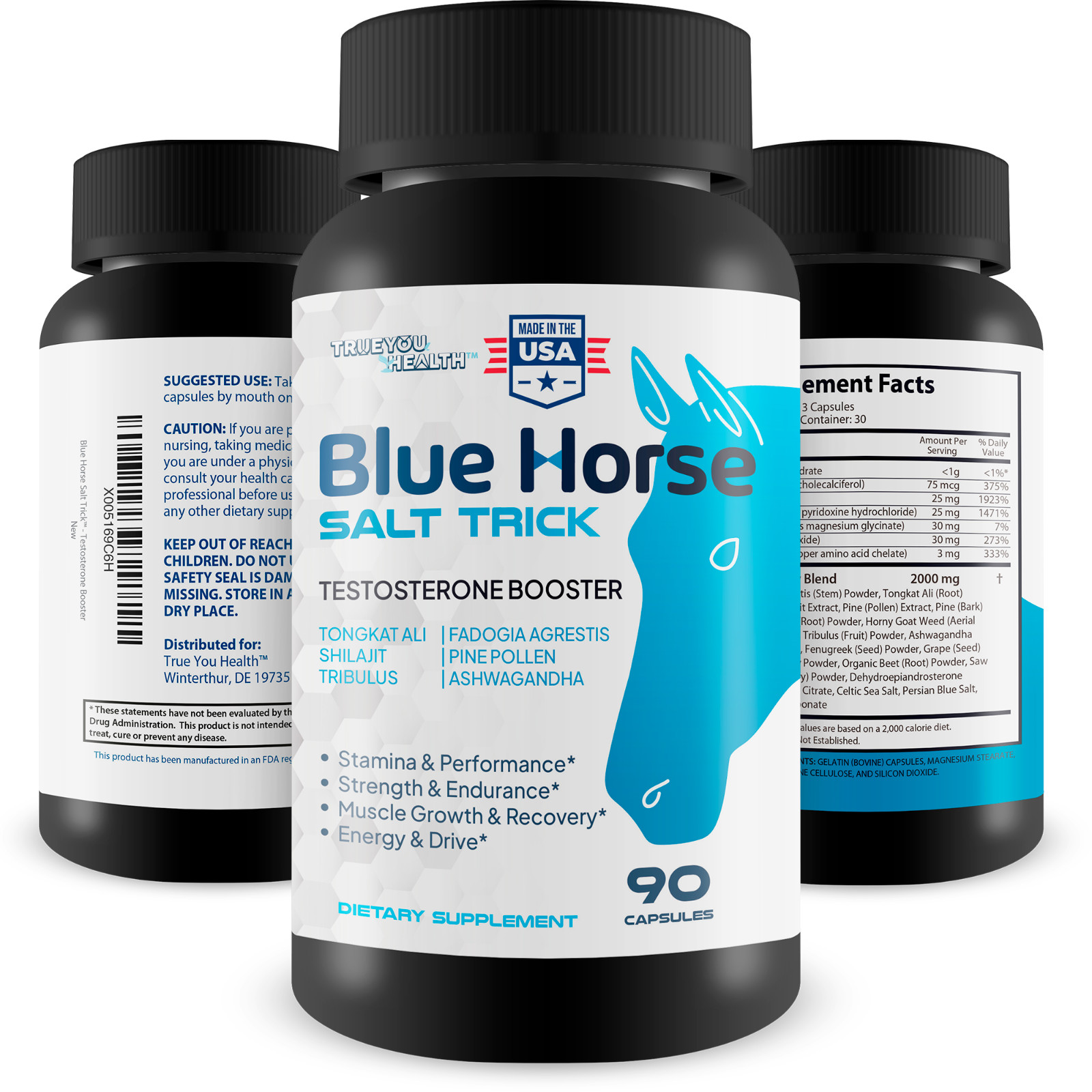 Blue Horse Salt Trick Testosterone Booster – Our Best Ultra Potent Test Support