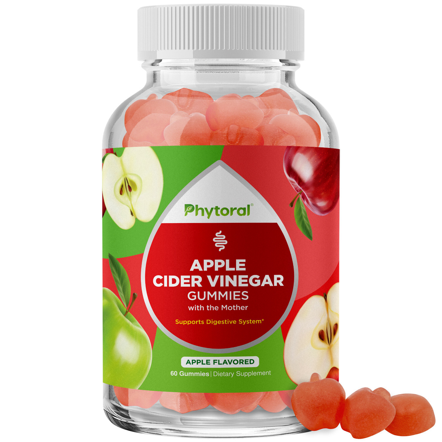 Apple Cider Vinegar Gummies with The Mother – for Immune Support and Digestion