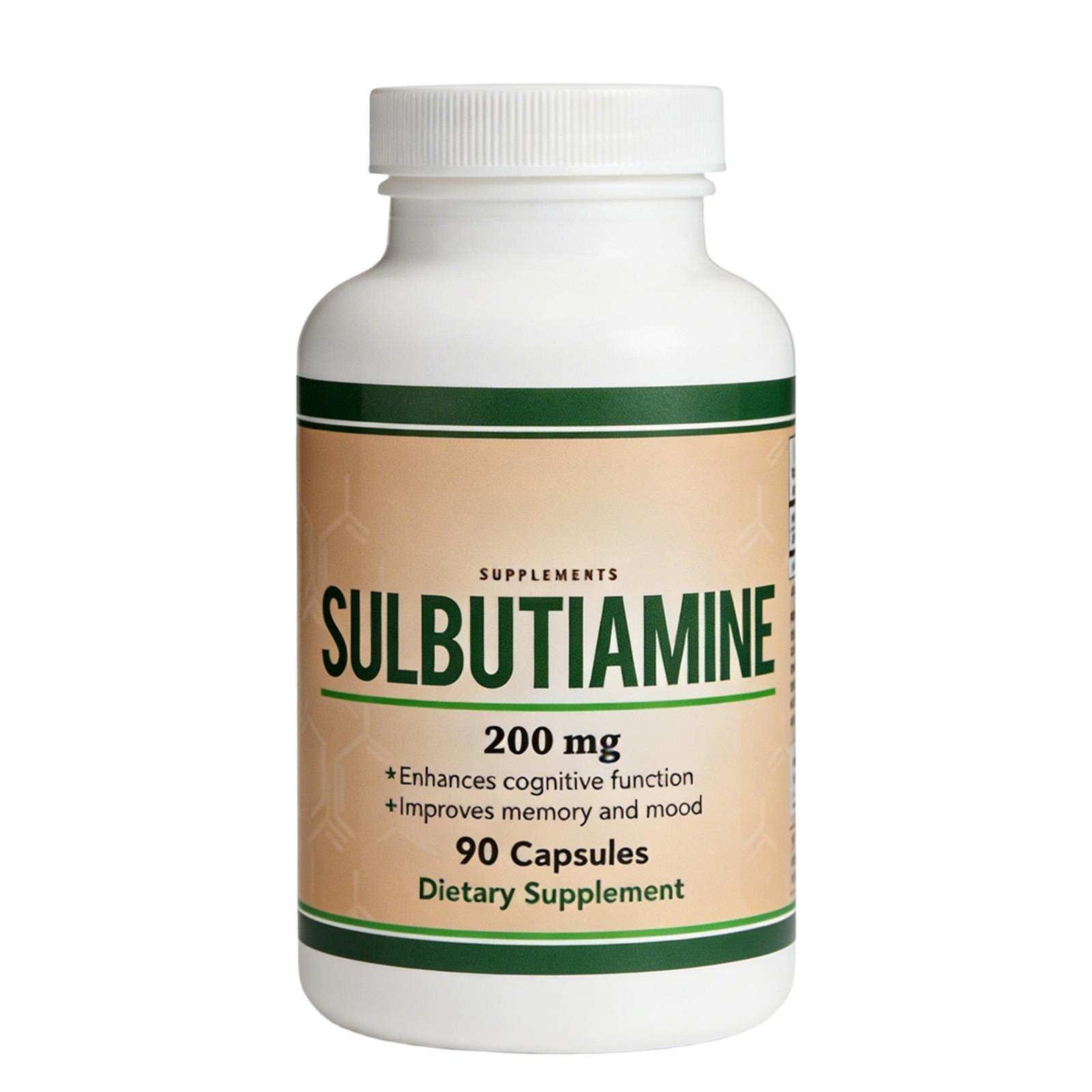 2 X Sulbutiamine, 90 X 200mg Capsules – Memory, Mood, Cognitive Nootropic Supple
