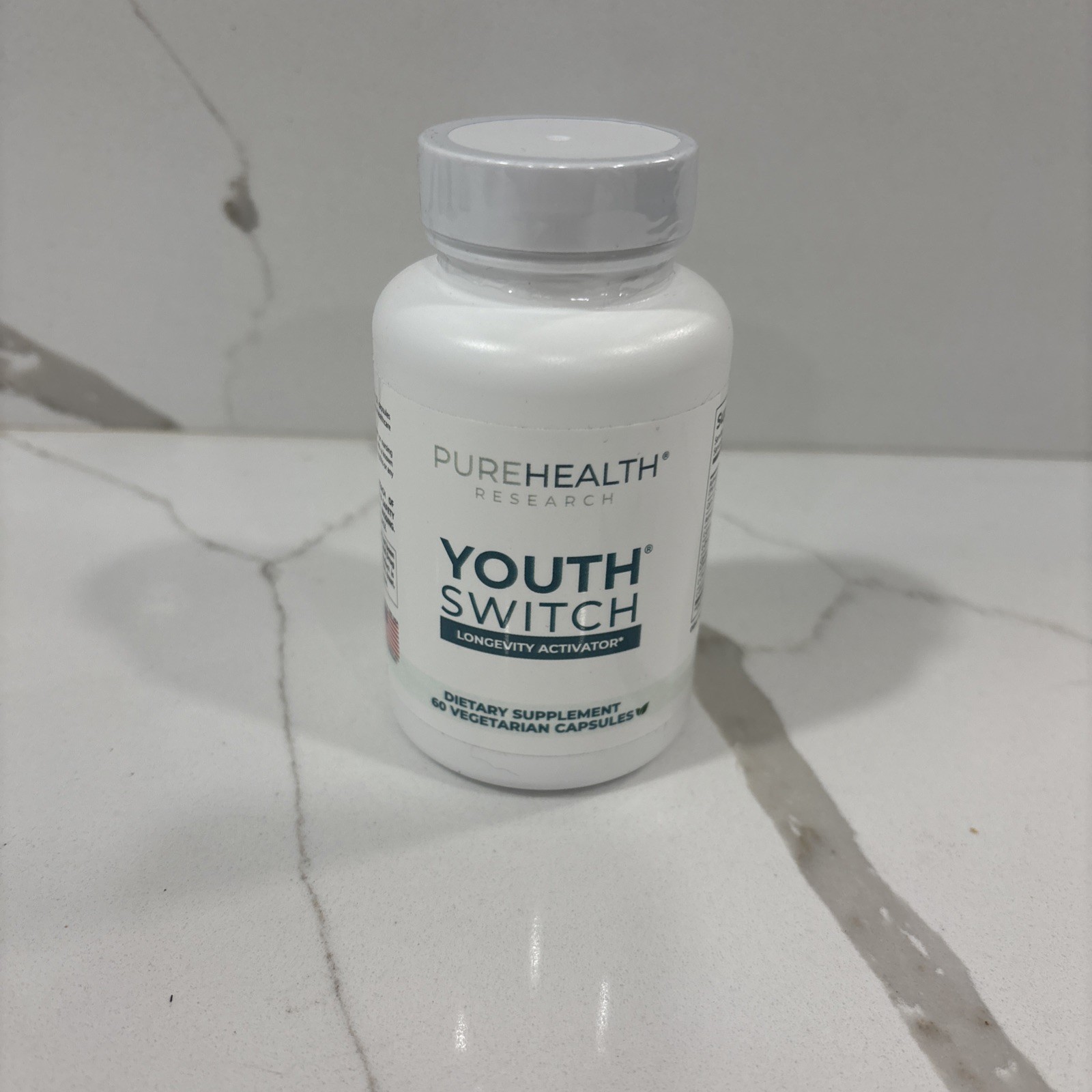 PureHealth Research Youth Switch Anti Aging Supplement 60 Cap 2027