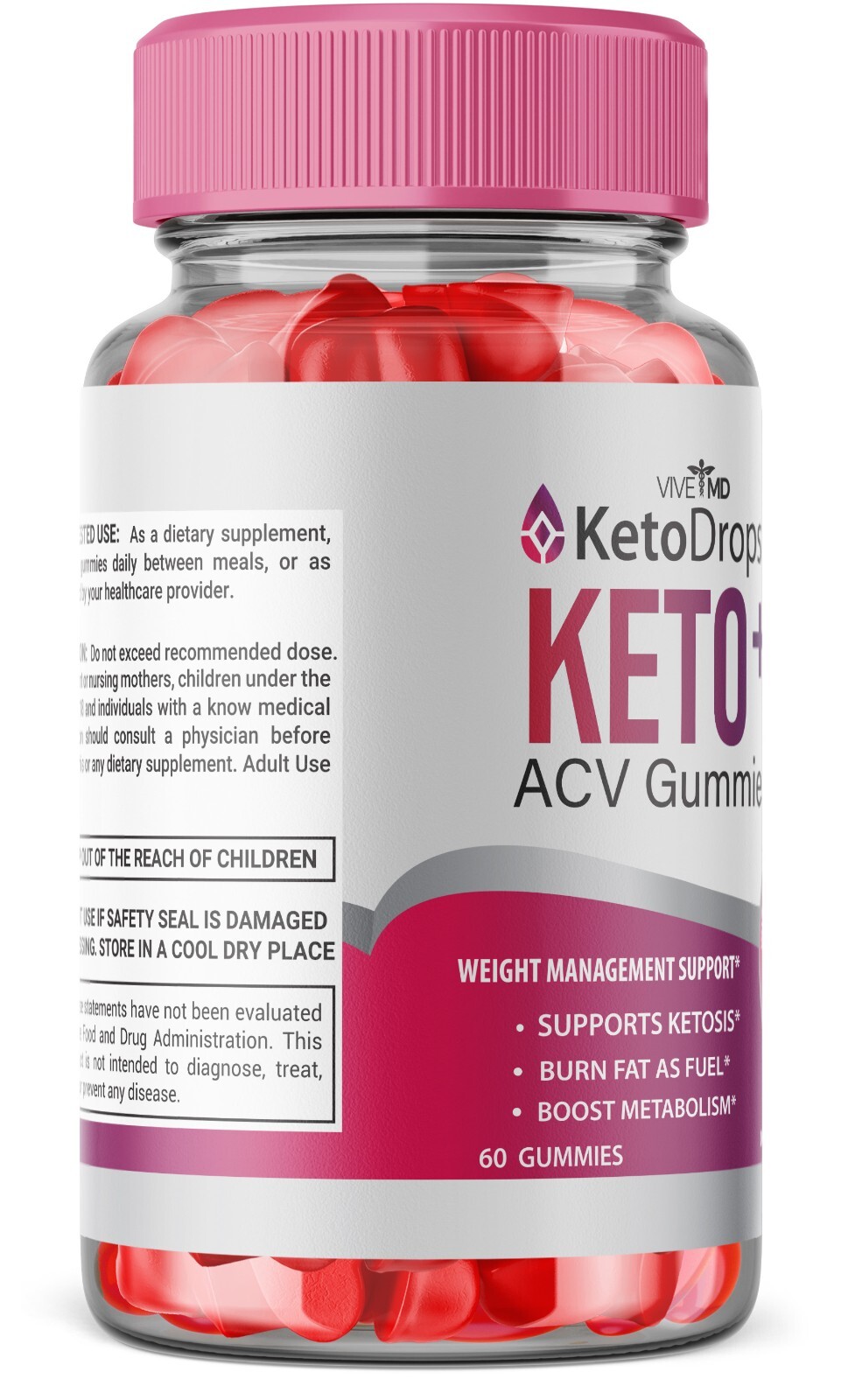 Keto Drops ACV Gummies Apple Cider Vinegar – Official Formula (1 pack)