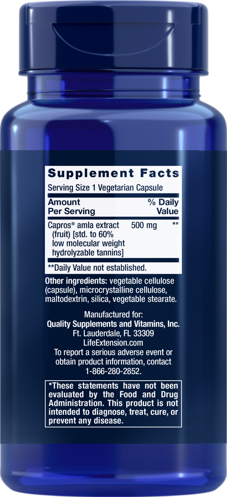 Life Extension ADVANCED LIPID Cholesterol Control 60 Veg Caps