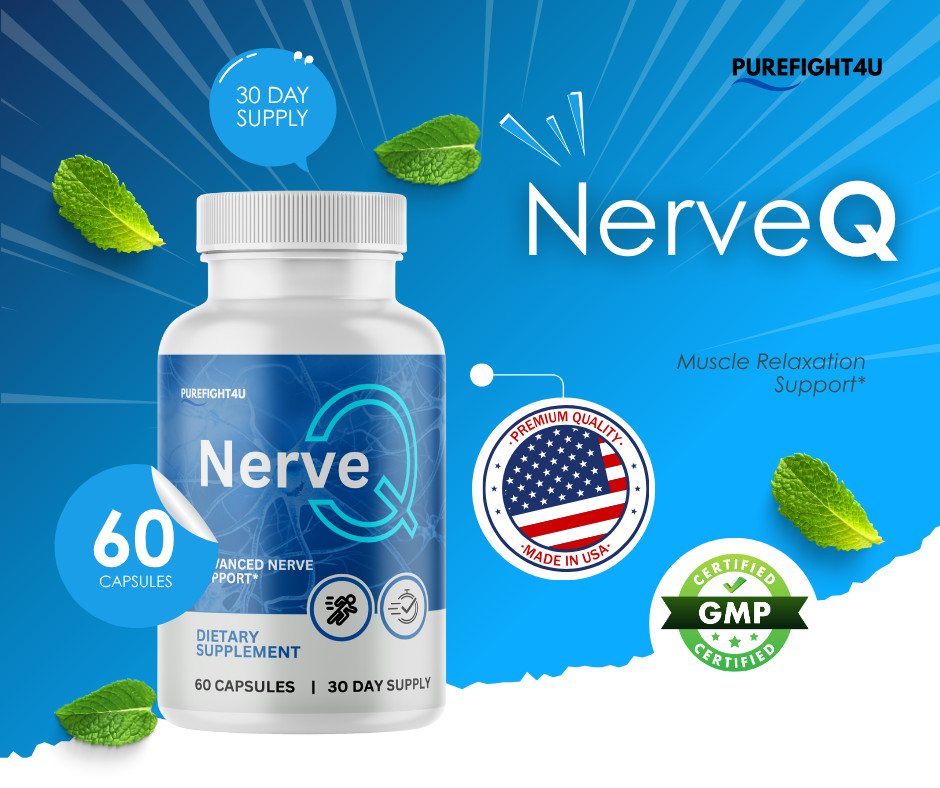 Nerve Q Capsules Nerve Health Supports Circulation Supplement – 6 Bottles