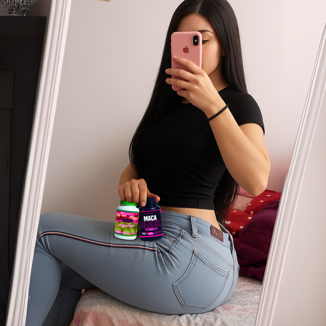 BIG BUTT GROWING: Aguaje + Black Maca ROOT PILLS, MAXIMIZE your BOOTY SIZE FAST!