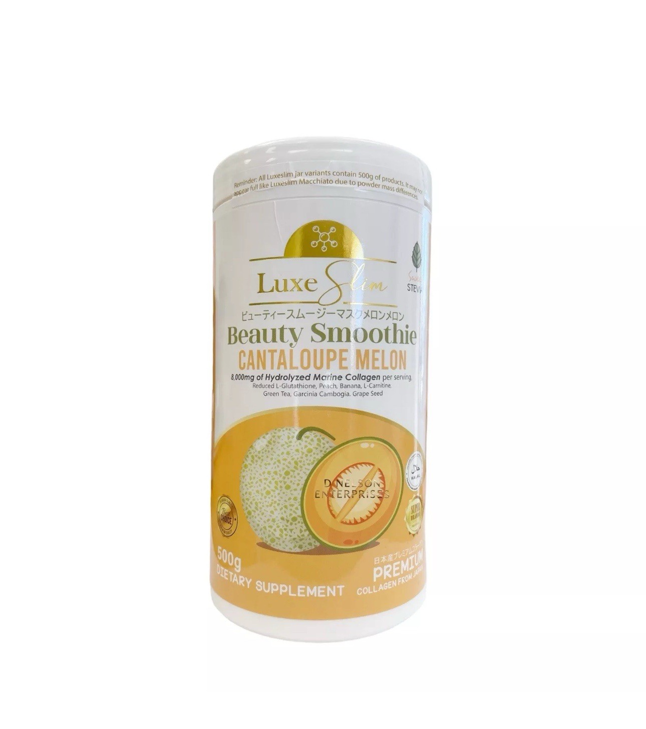 Luxe Slim Half Kilo Beauty Smoothie Cantaloupe Melon (exp 2027)