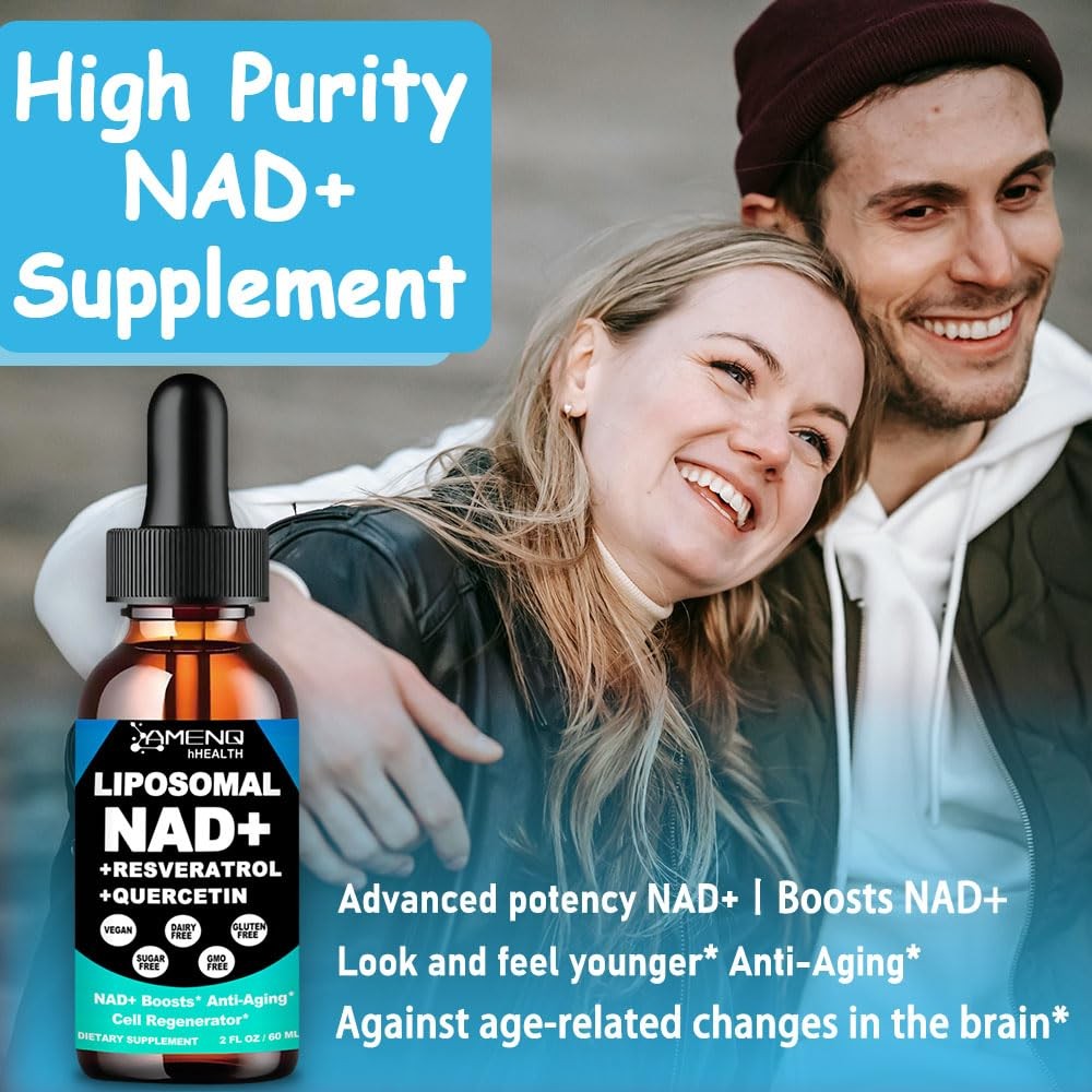 NAD Supplement, Liposomal Nicotinamide Riboside 2 Fl Oz (Pack of 1)