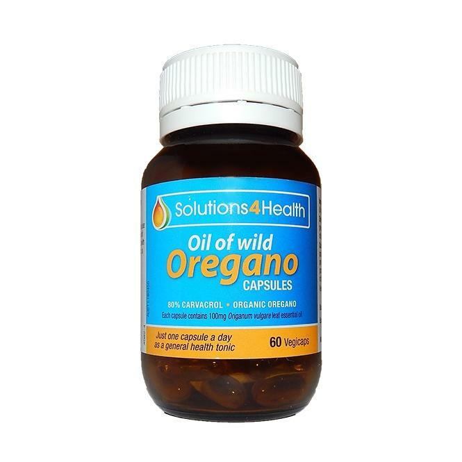 2 x Solutions 4 Health Oil of Wild Oregano 60 Capsules Solutions4Health 120 Caps