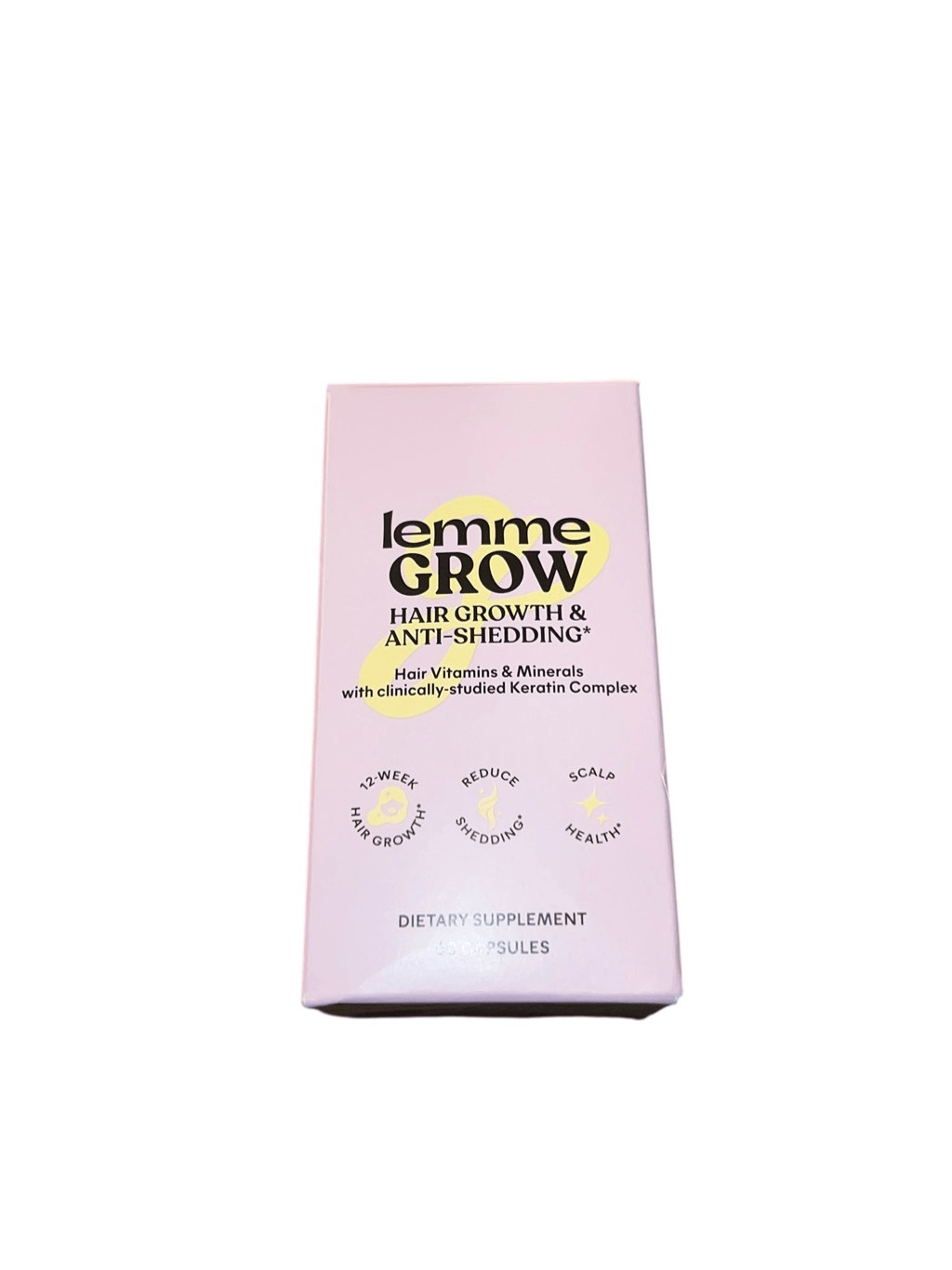 Lemme Grow Hair Growth & Anti Shedding 60 Capsules vitamins keratin thick hair