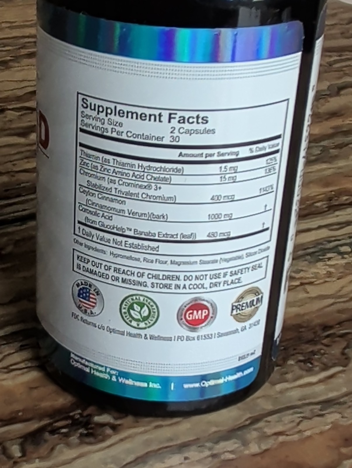 Lot Of 7 Striction D Advanced Blood Sugar Support 60 Capsules Optimal Health