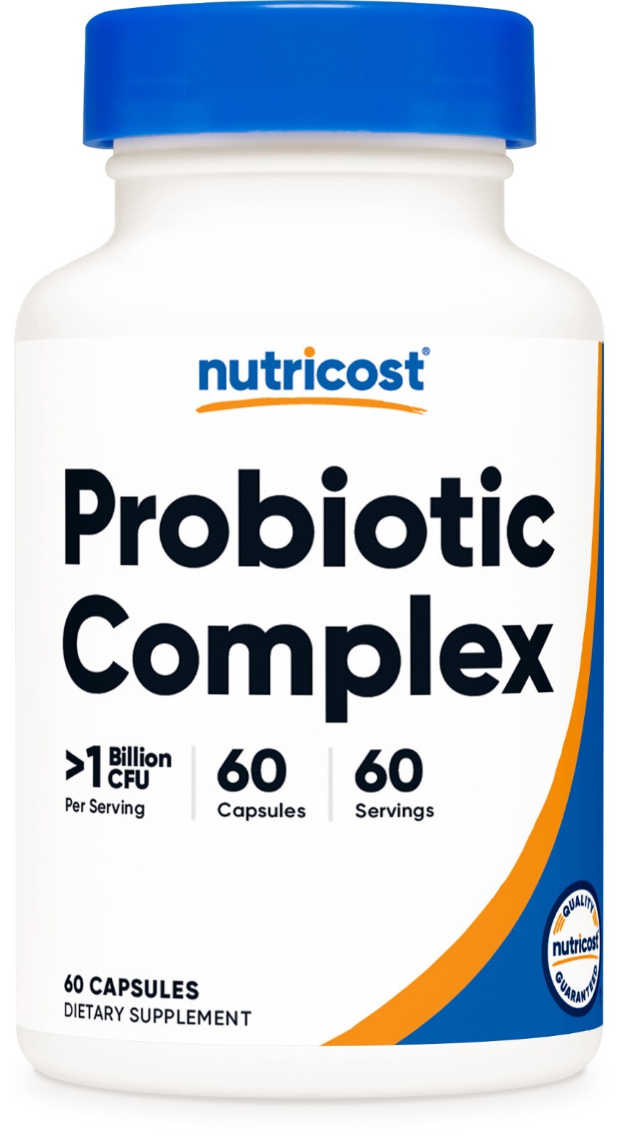 Nutricost Probiotic Complex ( 1 Billion CFU) 60 Capsules – Gluten-Free, Non-GMO