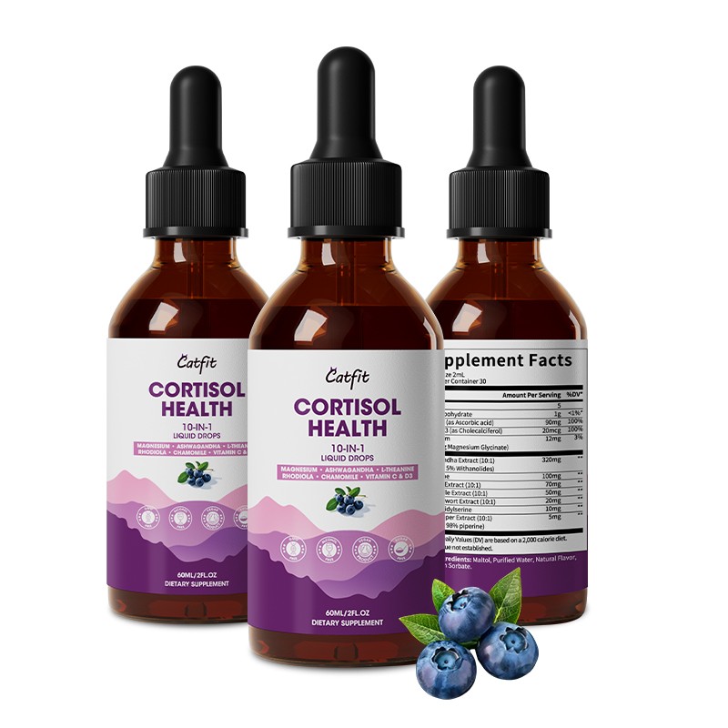 Cortisol Supplements for Women & Men, 180ml Cortisol Detox Manager Reducer