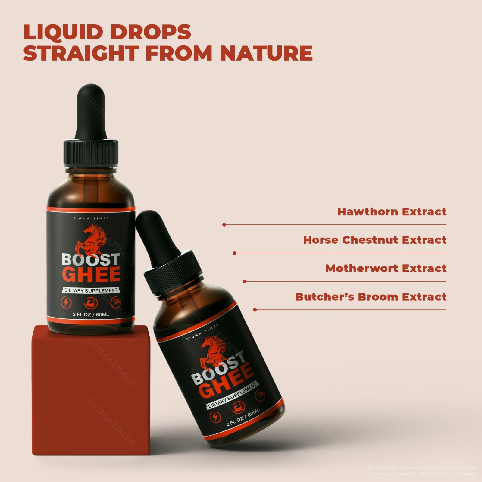 Boost Ghee Drops, Boost Ghee for Men to Boost Performance & Stamina (30servs.)